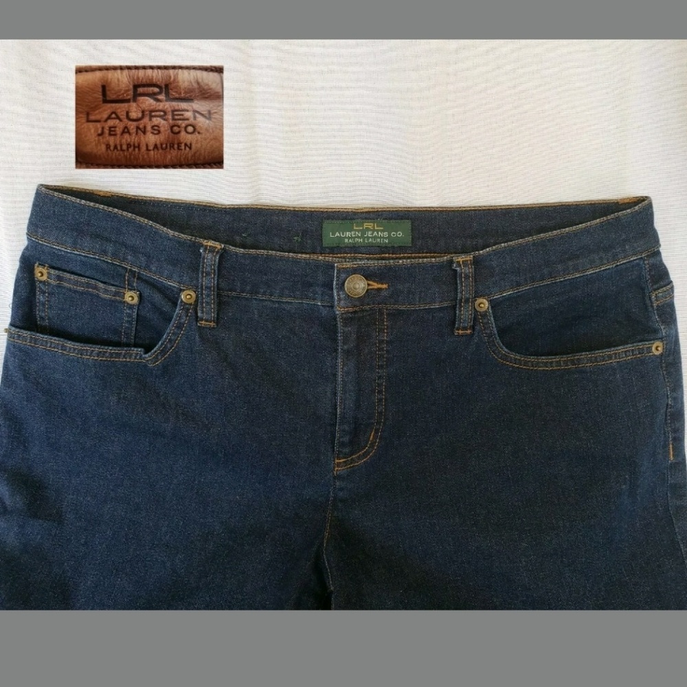 LRL Lauren Jeans Women's Modern Straight Size 14